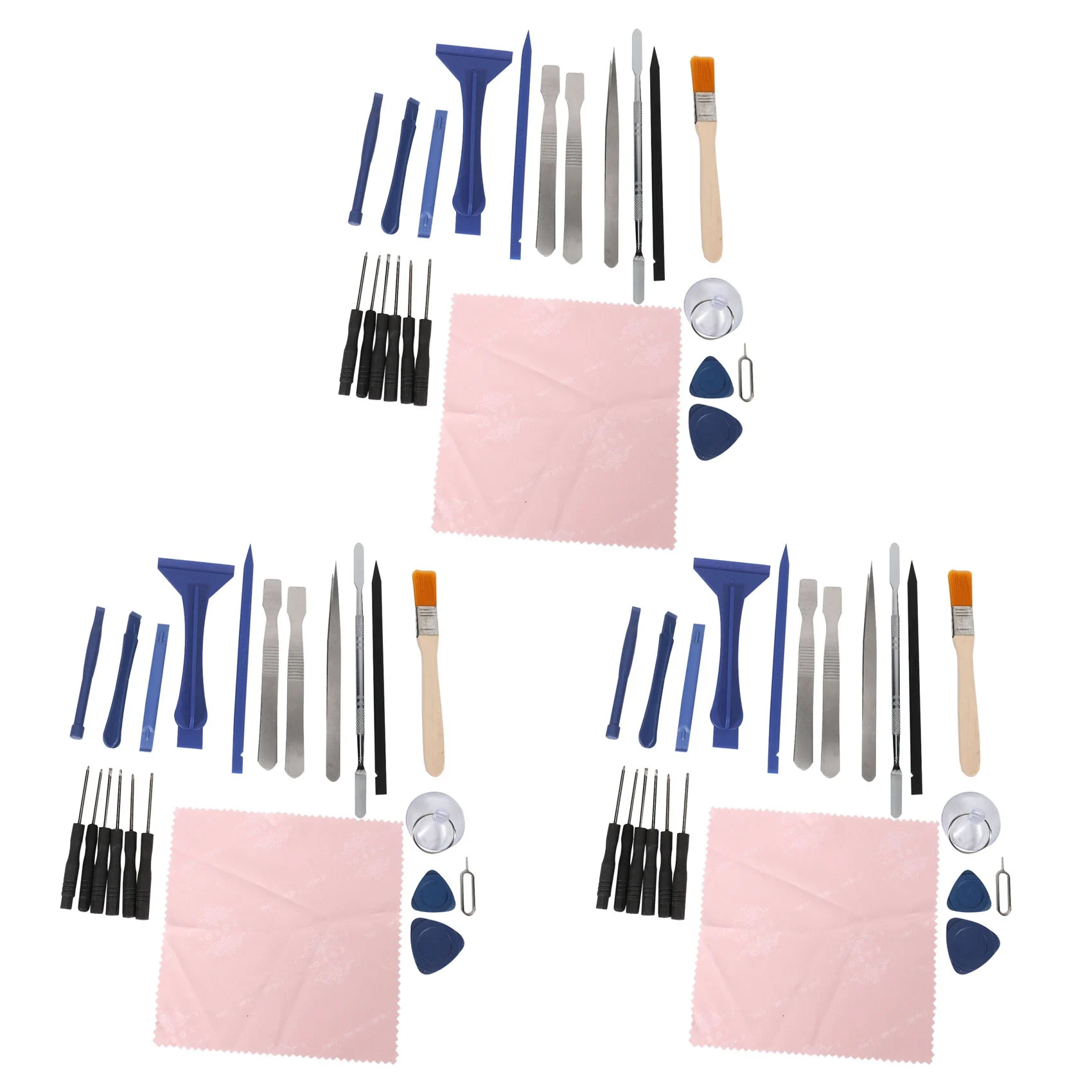 

Portable 3Set Durable Disassemble Tools Phone Screen Laptop Opening Repair Tools Set Kit For Iphone For Ipad Cell Phone Tablet P