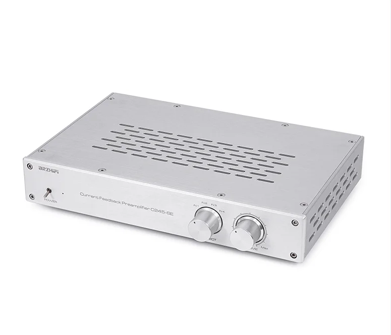 BRZHIFI golden voice C245 line Class AA servo front amplifier HiFi class audio preamplifier