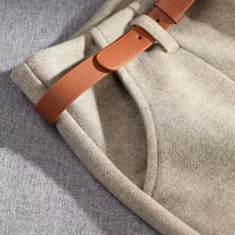 Spring Winter High Waist Pants Women Korean Style Women Trousers With Belted Slim Harem Pants Female Long Pants Y2k Clothes
