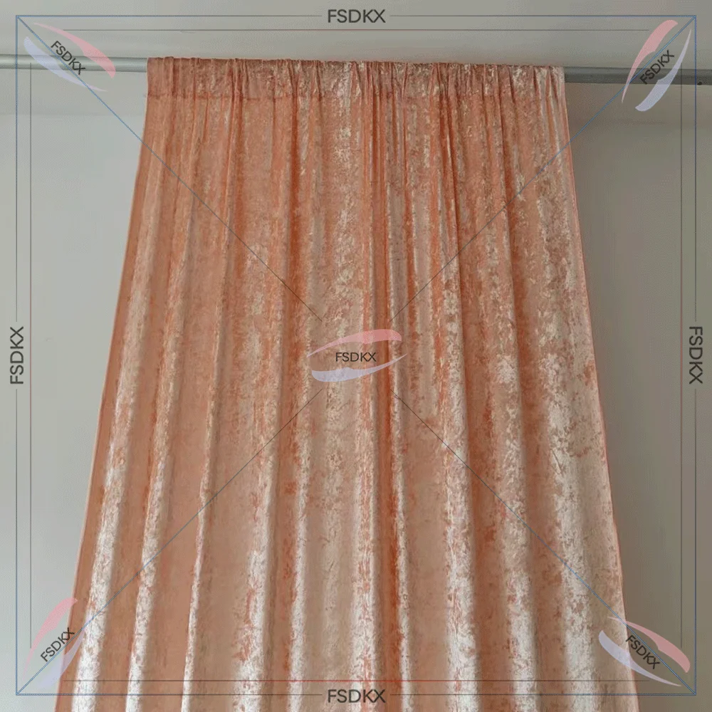 

Shinny Wedding Drapes Curtain Backdrop 3m*3m Marriage Stage Curtain For Event