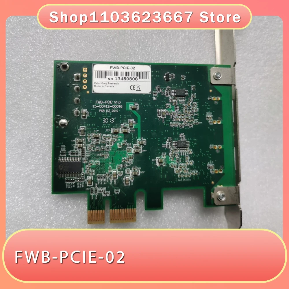 

Промышленная камера FWB-PCIE-02: высоконадежная карта для сбора изображений 1394