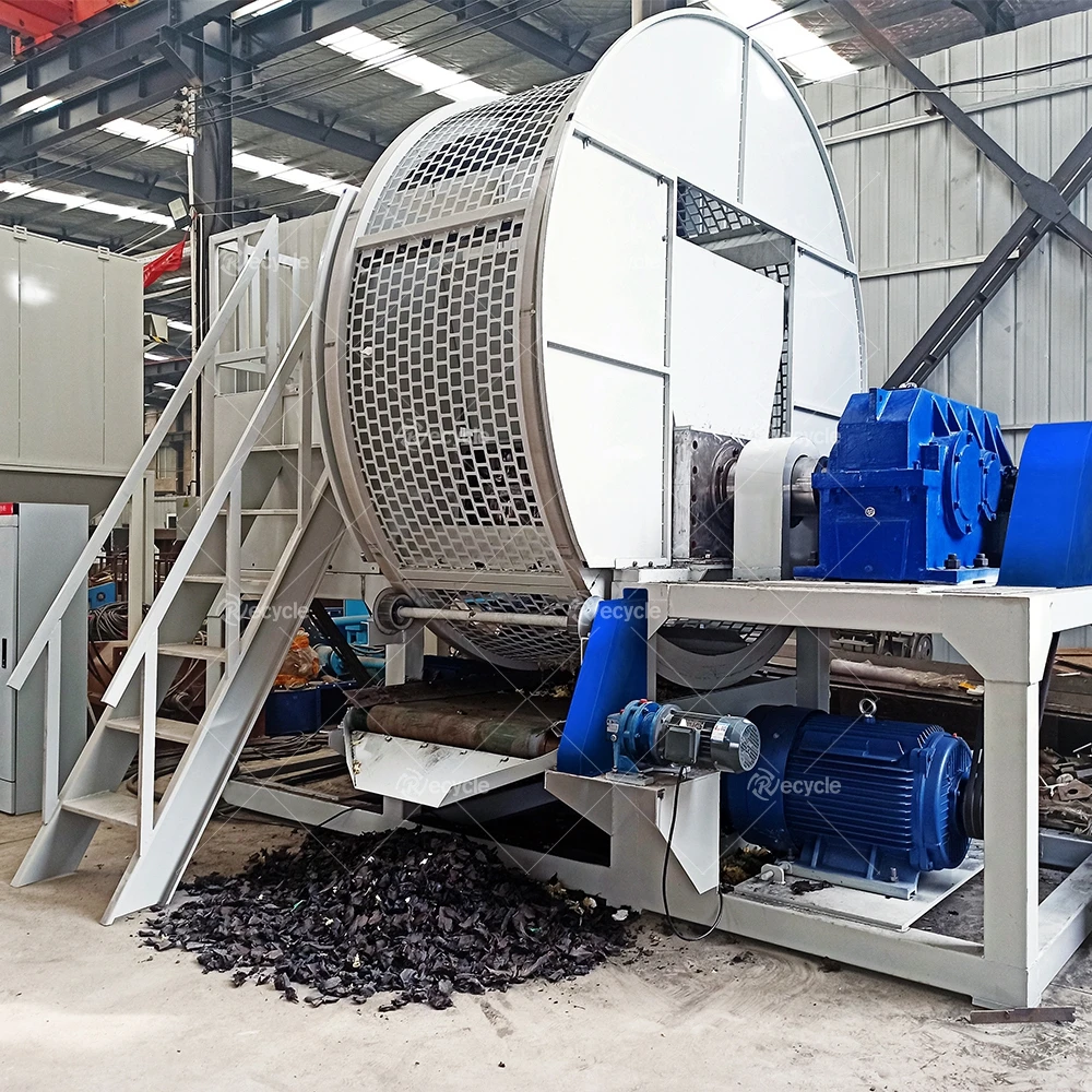 Full Automatic Waste Tire Recycling Rubber Powder Making Machine / Tyre Rubber Crumb Production Line