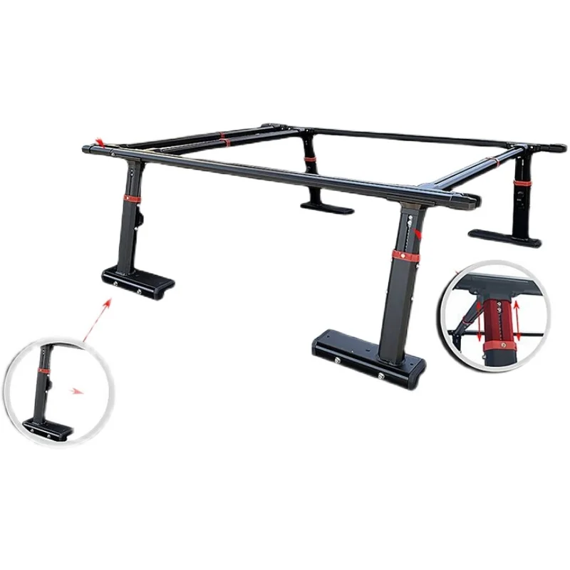 

Adjustable Multifunctional Roll Bar Roof Rack for Pickup Trucks JT D-Max Colorado Silverado Exterior Accessories for Truck Bed