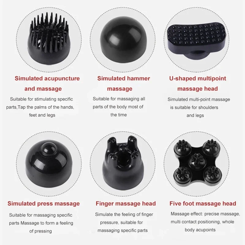 Электрическая массажная палочка с дельфином, 220 В, массажер для шеи, плеч, талии, домашний массажный молоток для спины, многофункциональный все тело