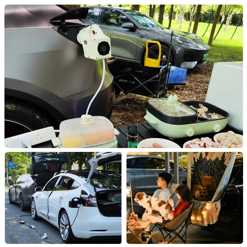 2KW discharge all-in-one machine for Tesla Designed to run small electrical devices camping,  photography outdoor work