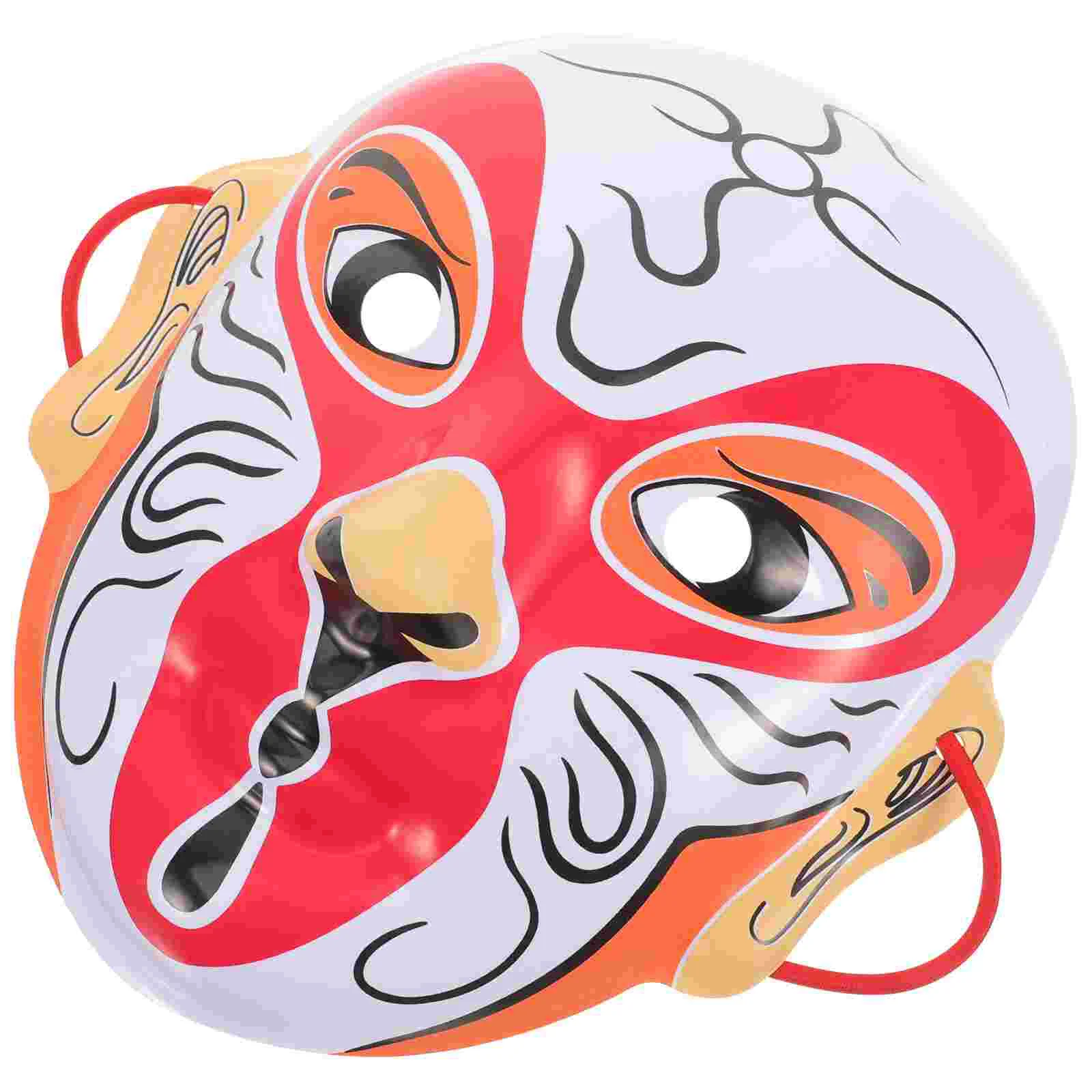 Peking Opera Face Changing Mask Sun Wukong Plastic Cosplay Decorative Chinese for Chic Party Halloween