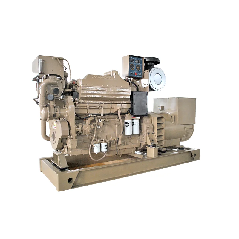 300KW with Cummins KTA19-DM Marine Diesel generator 375 kva marine gensets 3 phase 400V