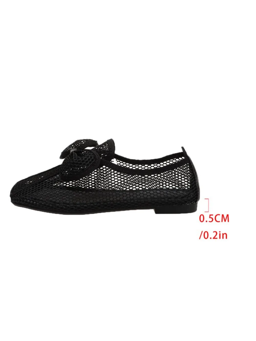 Retro Flache Schuhe Sommer Neu Quadratische Spitze Fischernetz Atmungsaktiv Hohl Ausgefallene Slip-on Baotou Halbpantoffeln Größe 42 – Detail 35