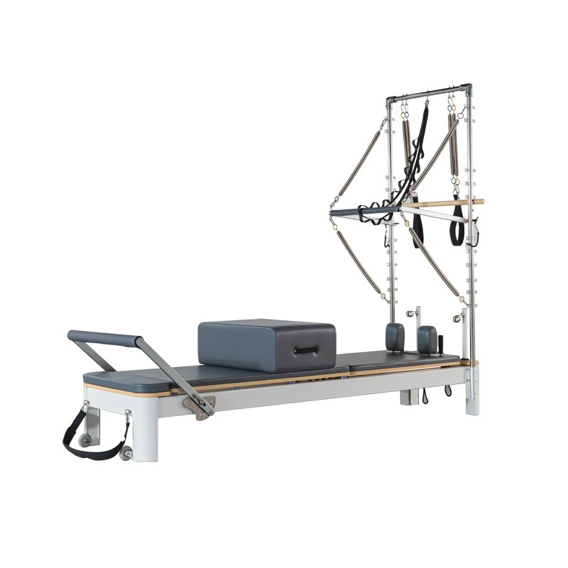 

Aluminum alloy core Semi-elevated small white Sliding bed Fitness yoga equipment Pilates core