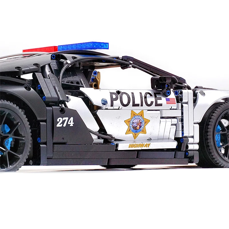 Personalizzato Nuovo Tecnico MOC 40002J Argento Super Veicolo Sportivo 1:8 42083 Modello Building Block Mattoni Puzzle Giocattoli Regali Di Natale Per Bambini