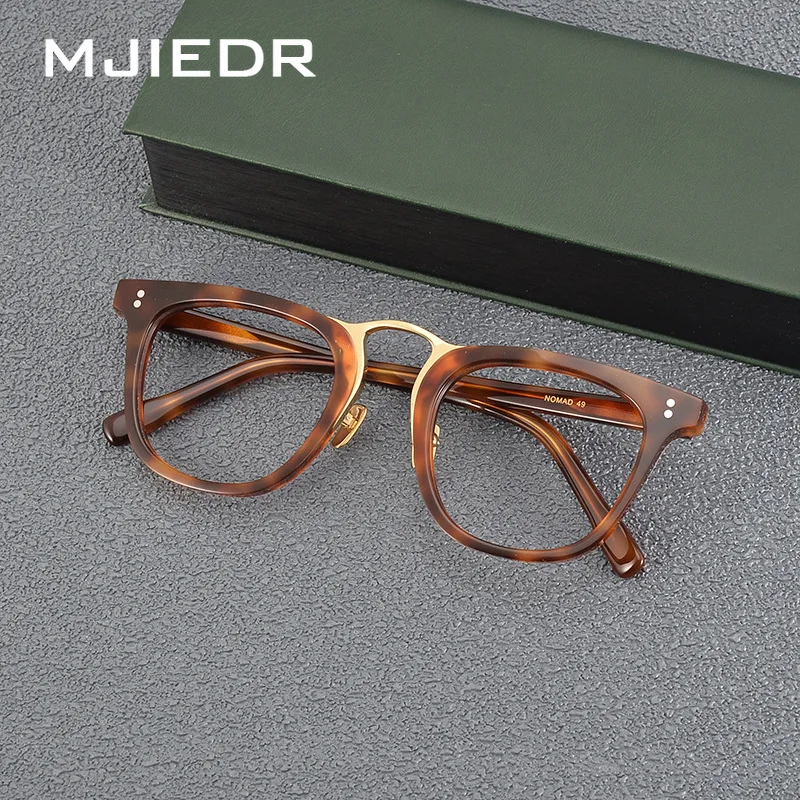

Top Quality Handmade Acetate Prescription Computer Eyeglass Frame Men Women Luxury Brand Retro Square Glasses Frames Eyewear