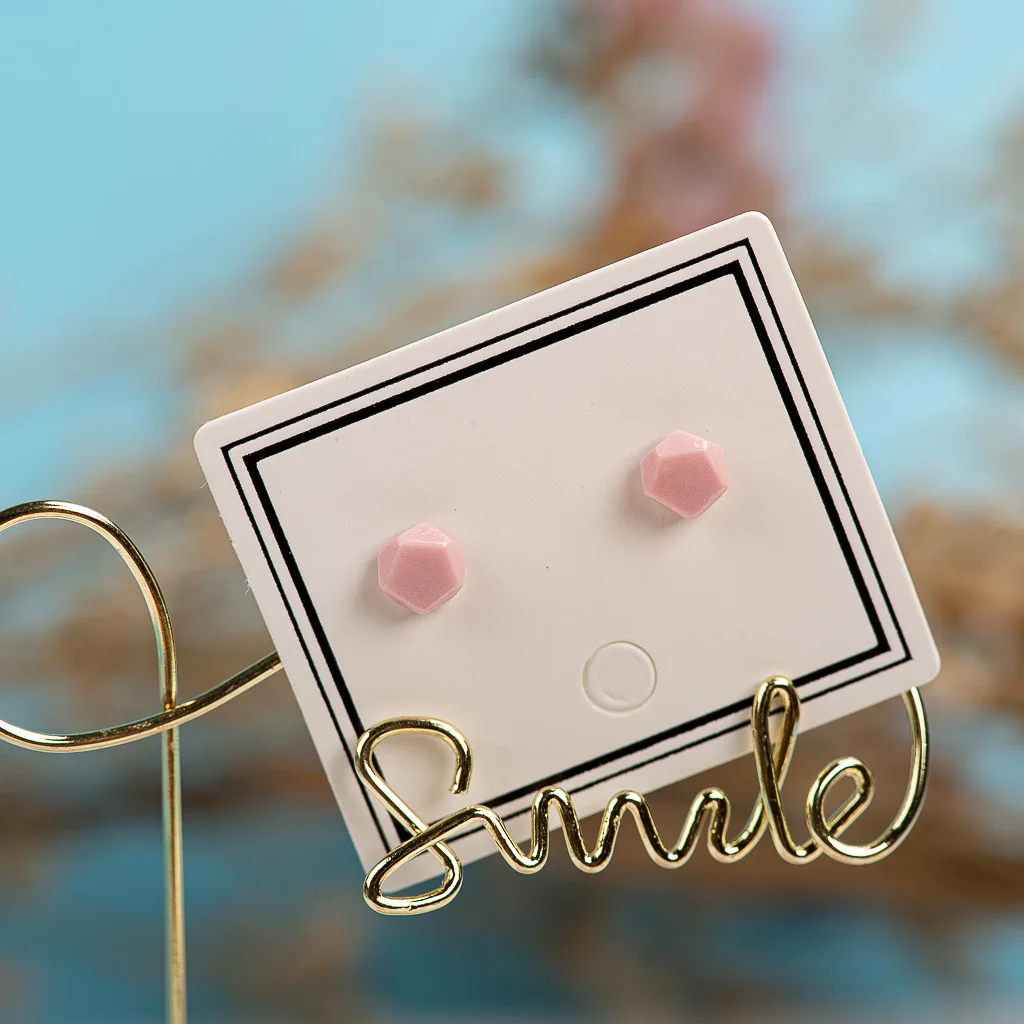 Fashion Girl Small Ceramic Earrings Exquisite Porcelain Accessories Wholesale #LY423 панк аксессуары керамические серьги 2021