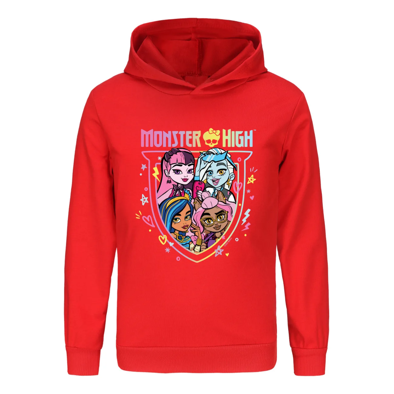 Monster high hooded top hoodie sweater 3532