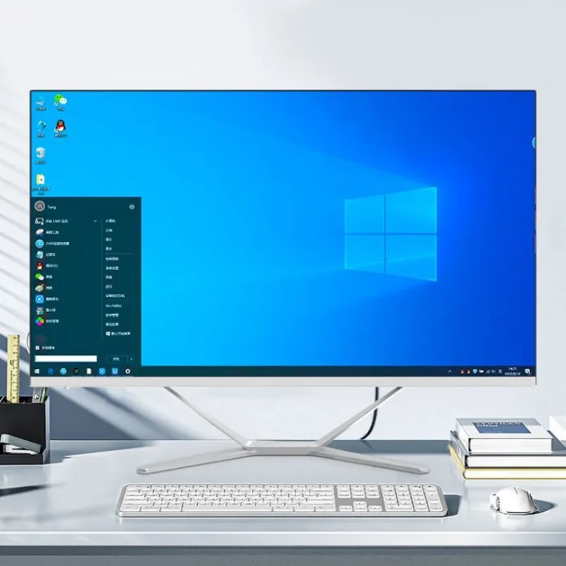 19-Inch Full Set Desktop Computer, Core I5 Discrete Graphics PC, All in One Unit for Home Office Online Class