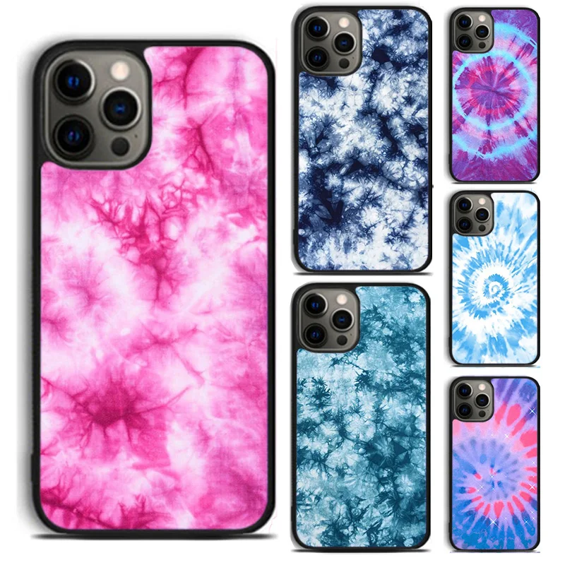 Trippy Tie Dye Hippie Art phone Case For iPhone 16 15 14 Plus X XR XS apple 16 11 12 13 mini Pro Max coque