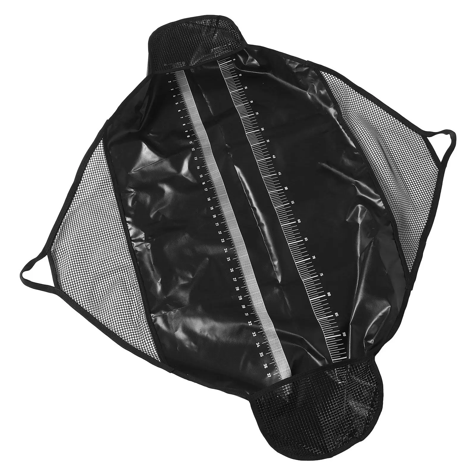 

Прочная сумка для рыболовных снастей из ПВХ со встроенной линейкой для турниров, водонепроницаемая, черная, многофункциональная, большой вместимости, легко переносимая