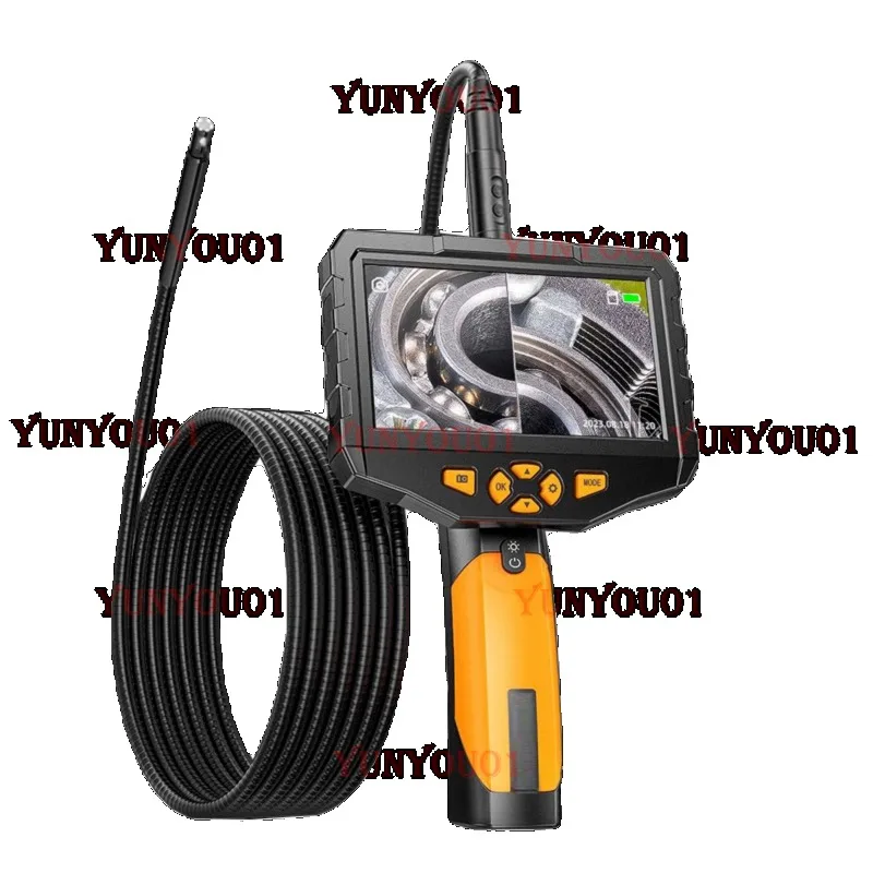 

High Definition Rotating Industrial Endoscope 720 Degrees Rotating Camera Industrial Pipe Detector Waterproof