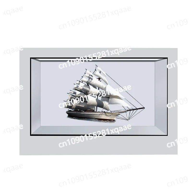 3D Transparent LCD Display Cabinet Window Light Transmission Touch Machine Monitor 21.5/32/43/55 Inch