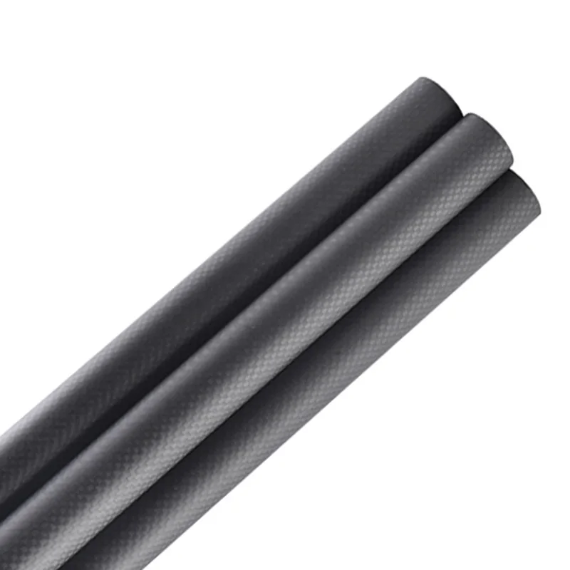 1 PCS 3K Carbon Fiber Tube Length 1000mm Diameter 24mm 25mm 26mm 27mm 28mm 29mm for RC Model Drone Tailpipe Matte Finish