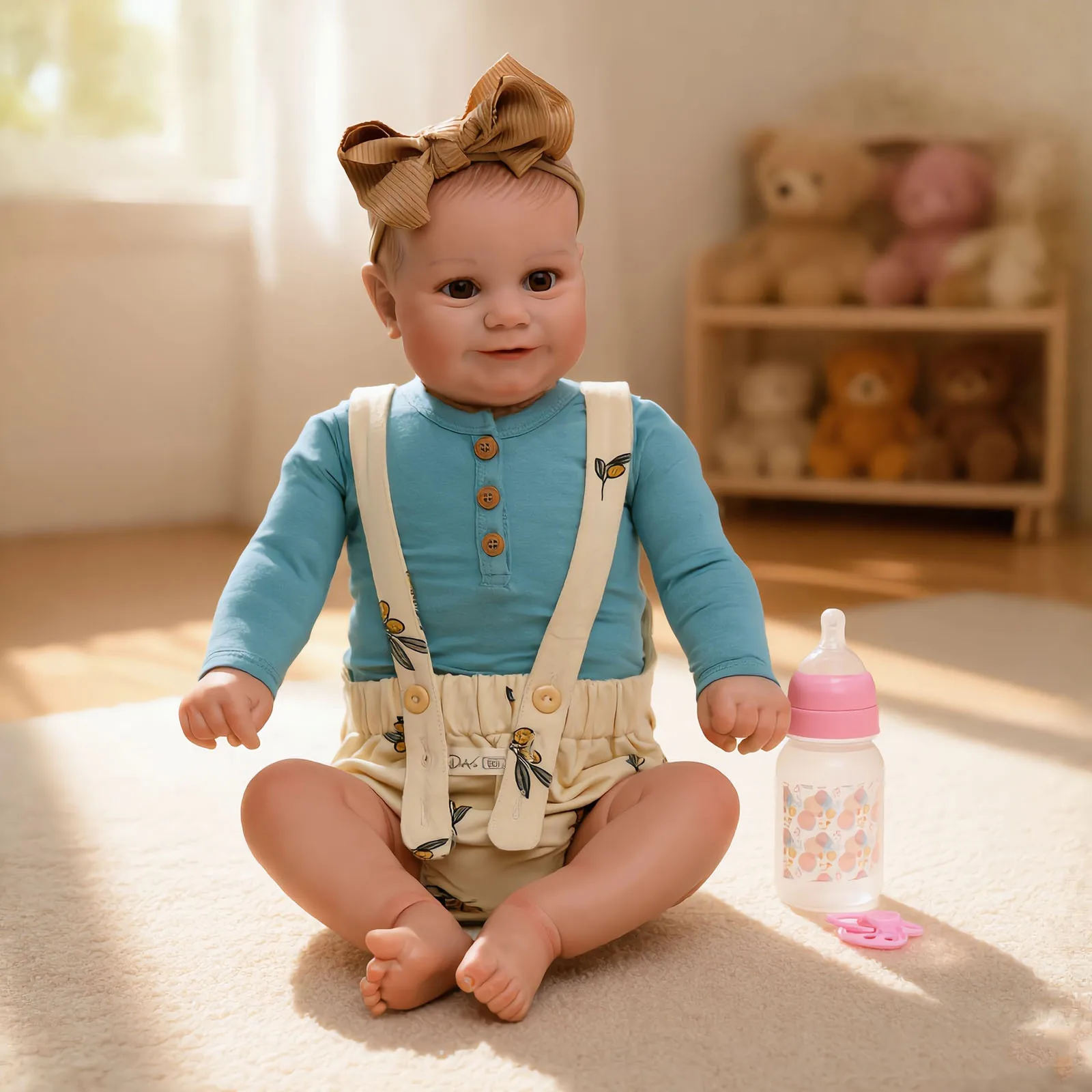 

Reborn-Baby Dolls 22 inch 55 cm Lifelike Baby Dolls Soft Silicone Vinyl Real Baby Dolls That Look Real Reborn Toddler Dolls