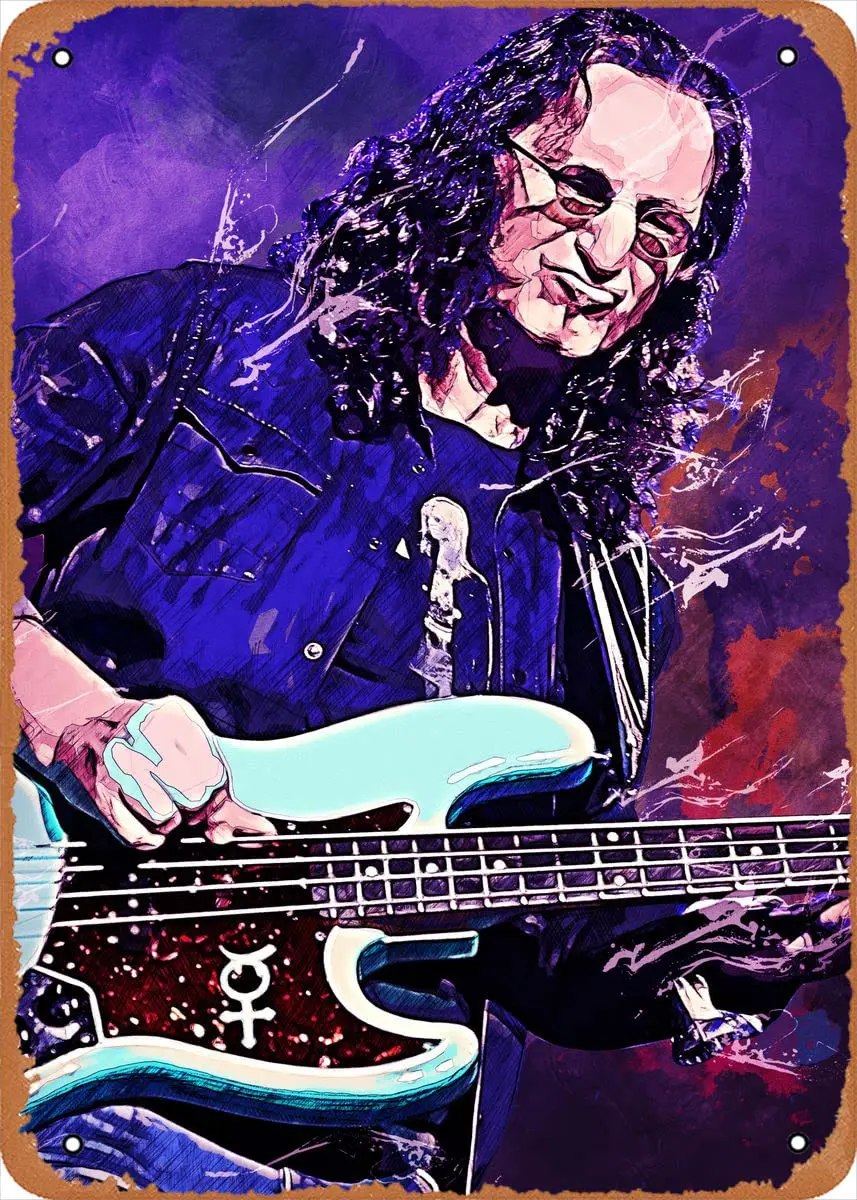 Music GEDDY Metal Tin Sign Poster Vintage Art Wall Decor 12 x 8 inch