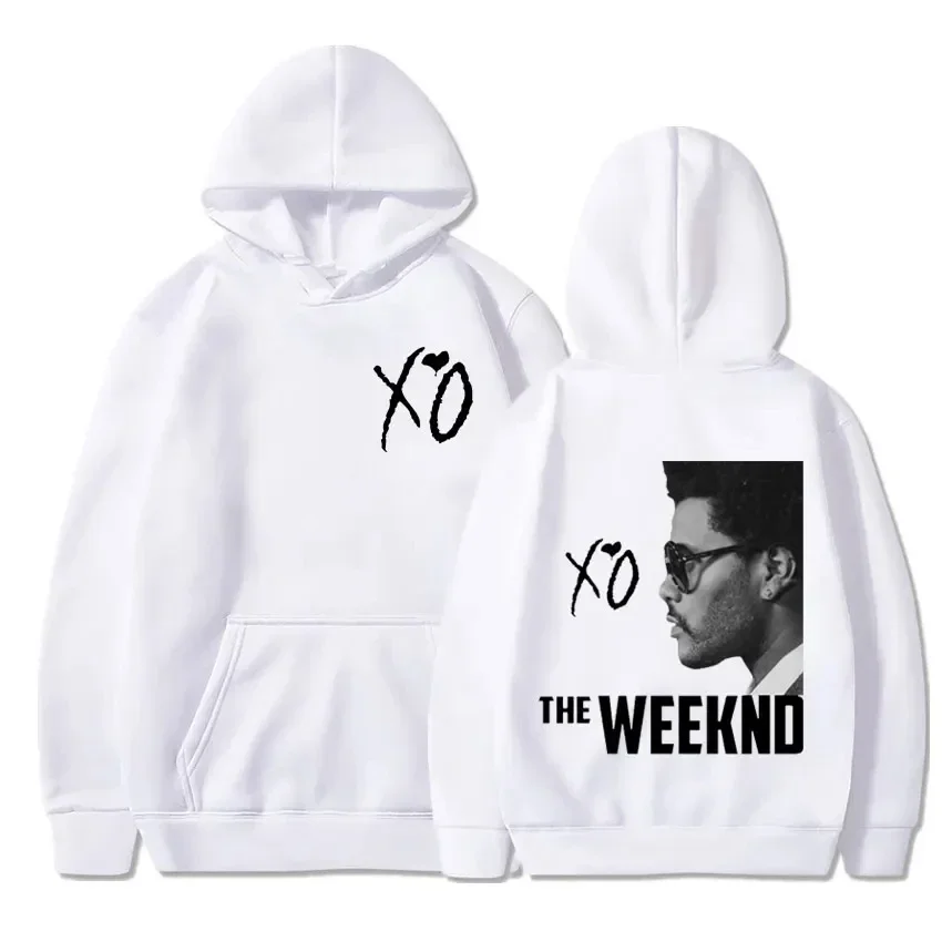 Men's Fashion Pullovers Hoodie The Weeknd XO Albums Print Sweatshirt Unisex Softstyle Vintage Hip Hop Clothing Unique Hoodies