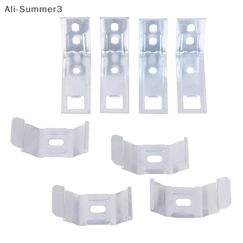 4Sets Blinds Accessories Metal Louver Bracket Mounting Holder Brackets Curtain Fixing For Window Fixation
