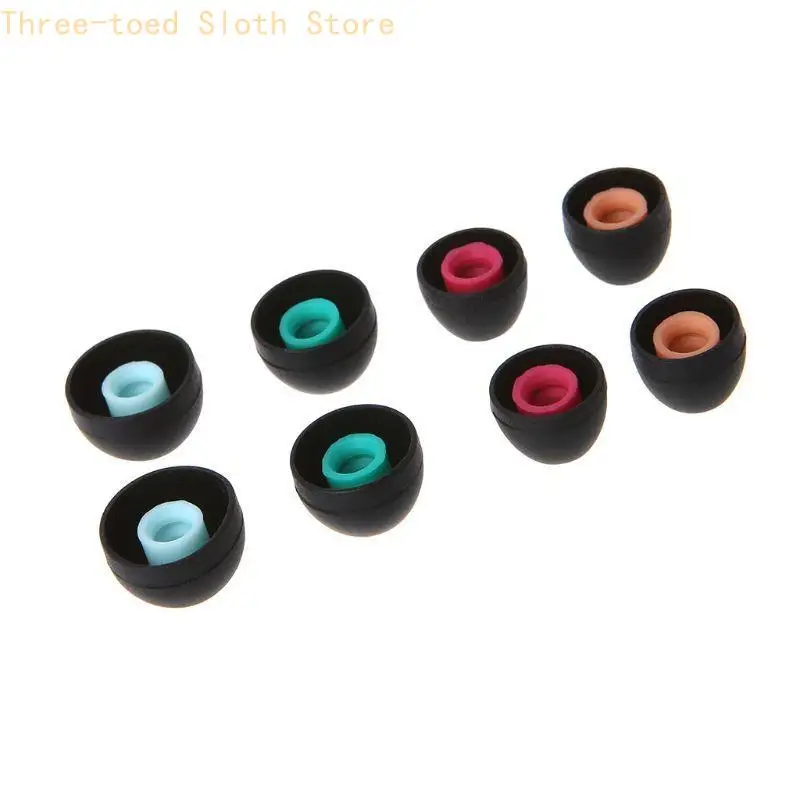 Ear Buds Eartips Headphones Noise Canceling Virtual Surround Headset L+R E74A