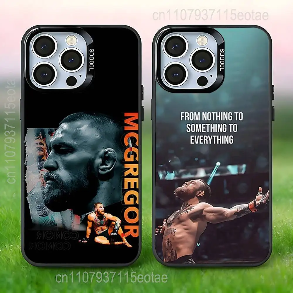 

C-Conor M-McGregor Phone Case For iPhone 17,16,15,14,13,12,11,Pro,Max,Plus,E,Air,Mini Anti Fall Black Bumper