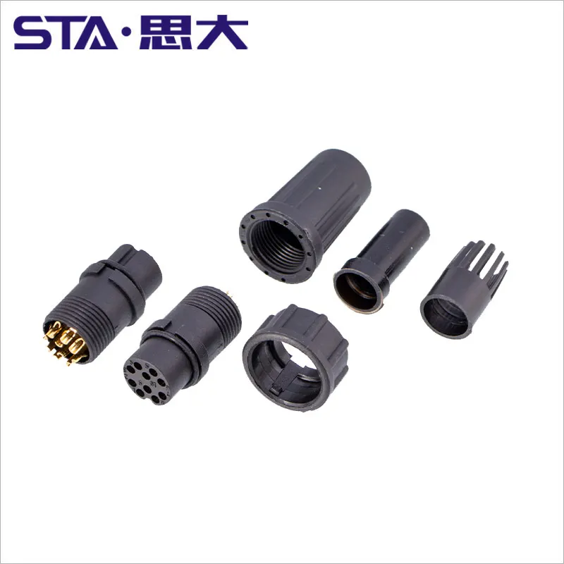 1Pcs Z108 Aviation Connector Plastic Waterproof Plug Socket IP67 Bayonet Docking 2pin 3pin 4pin 5pin 6pin 7pin 8pins Adapter