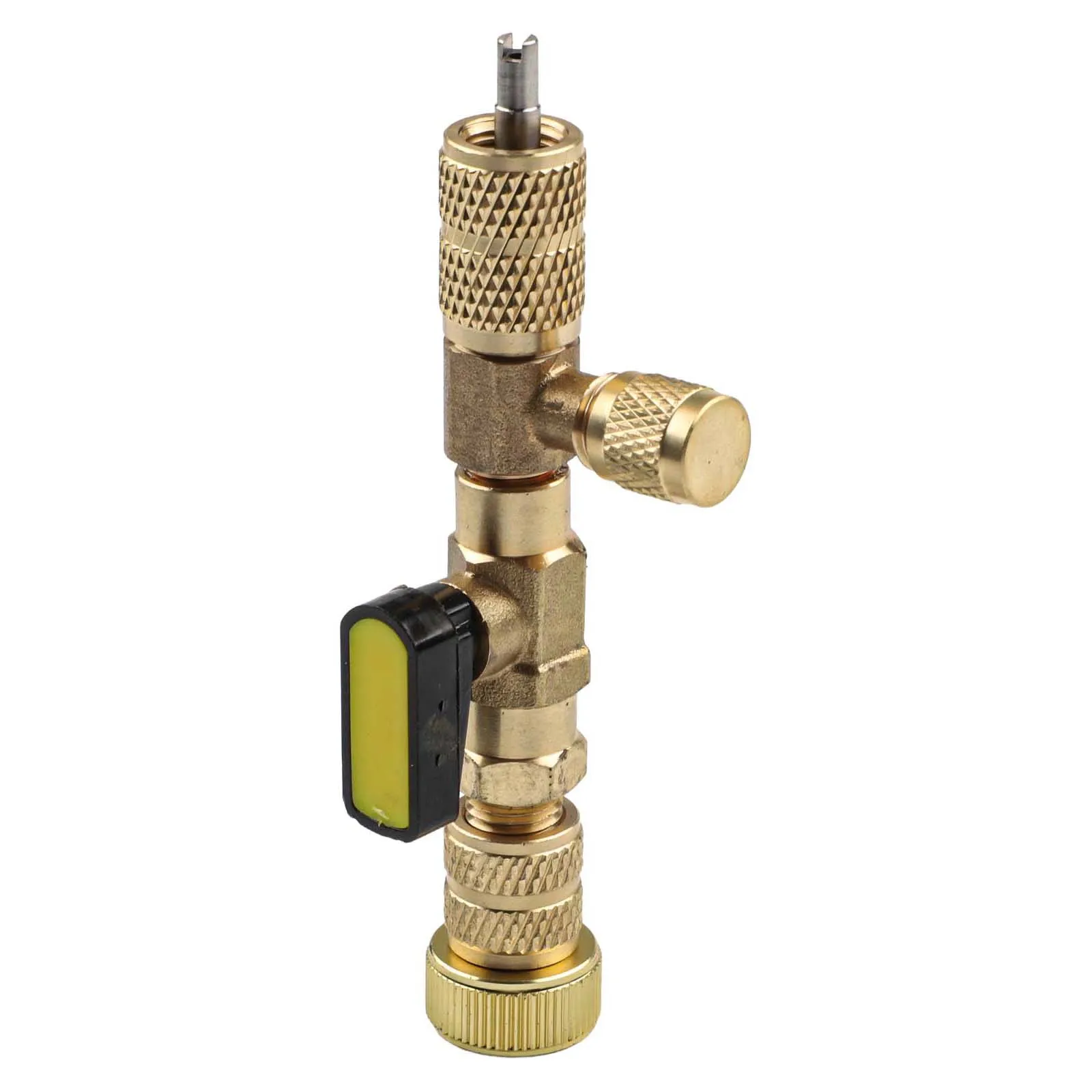 10pcs Valve Core Remover Installation Tool Brass Adapter For R410 R22 Air Conditioner HVAC Repair Kit Dual Size 1/4 5/16