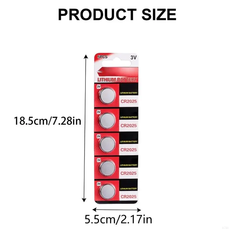 H7be 5pcs/10pcs CR2025 3V خلايا الليثيوم للإلكترونيات المحمولة العالية