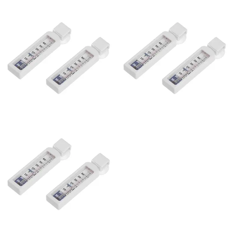 A69E6PCS Household Refrigerator Thermometer Supermarket Freezer Kitchen Refrigerator Thermometer Incubator Thermometer