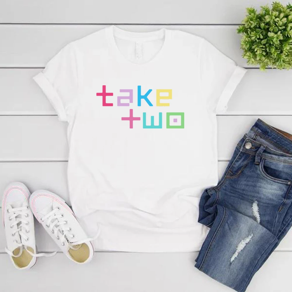 Take Two Women T-Shirt Kpop Album Tee Korean Boy Band 10th Anniversary T-shirt Graphic Festa 2023 Tshirt Kpop Fans Gift T Shirts