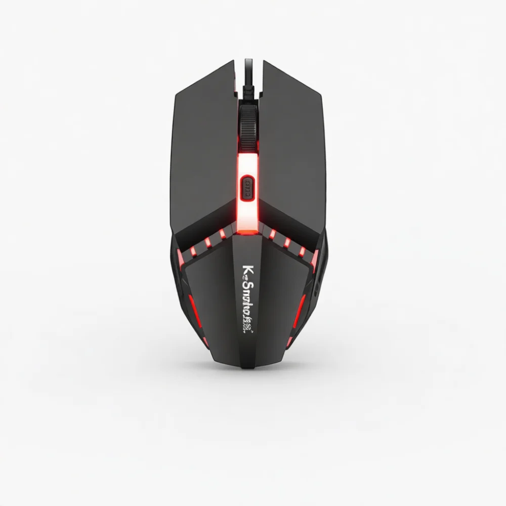Viper M11 Optical Wired Gaming Mouse USB Led Backlit Desktop Laptop Accessory Ergonomic Portable Office Esports Device