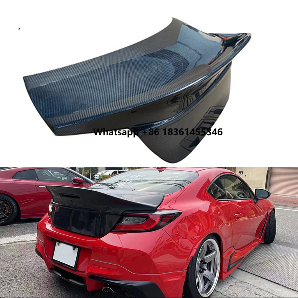 

For GR86 BRZ 2021-2023,After actual vehicle installation OEM Style Carbon Fiber Fibre Bodykit Rear Trunk Boot