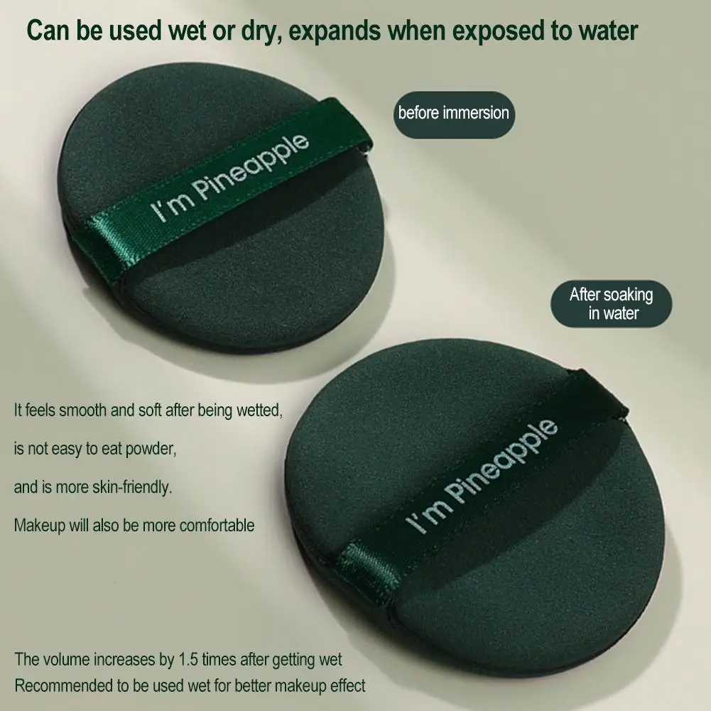 クッションパフ 親水性非ラテックスエアクッションパウダーパフ BBクリームファンデーションコンシーラーメイクアップスポンジソフトフェイスメイクアップツール