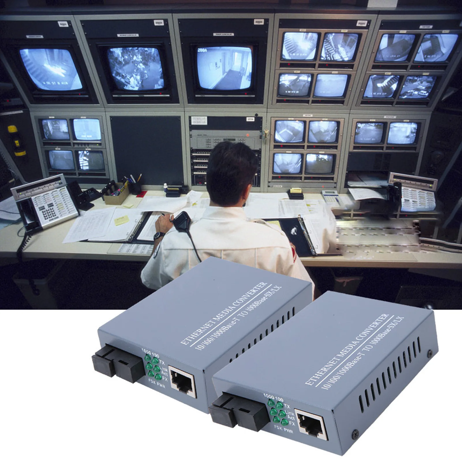 Broadband Transceiver  Transceiver Media Converter HTB‑GS‑03AB Gigabit  Transceivers Single Mode Optical Converter