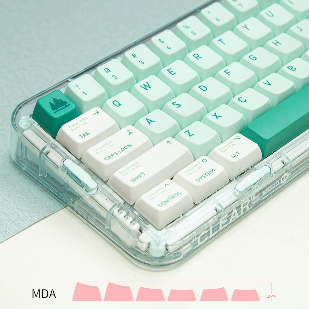 LUCKY-135Keys/Set Lost Forest PBT Keycaps DIY Custom MDA Profile KeyCap for MX Switch Game Mechanical Keyboard