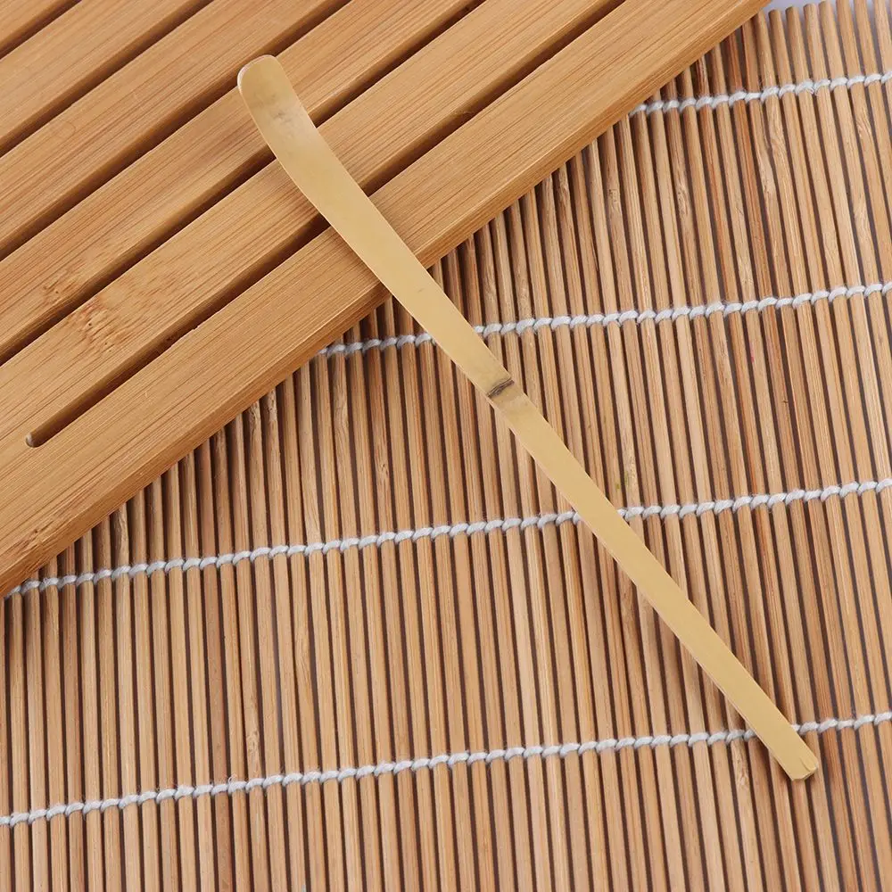 Bamboo Tea Stick Leaf Matcha Sticks Spoon Teaware Black Bamboo Kitchen Tool Gadget Cooking Utensil