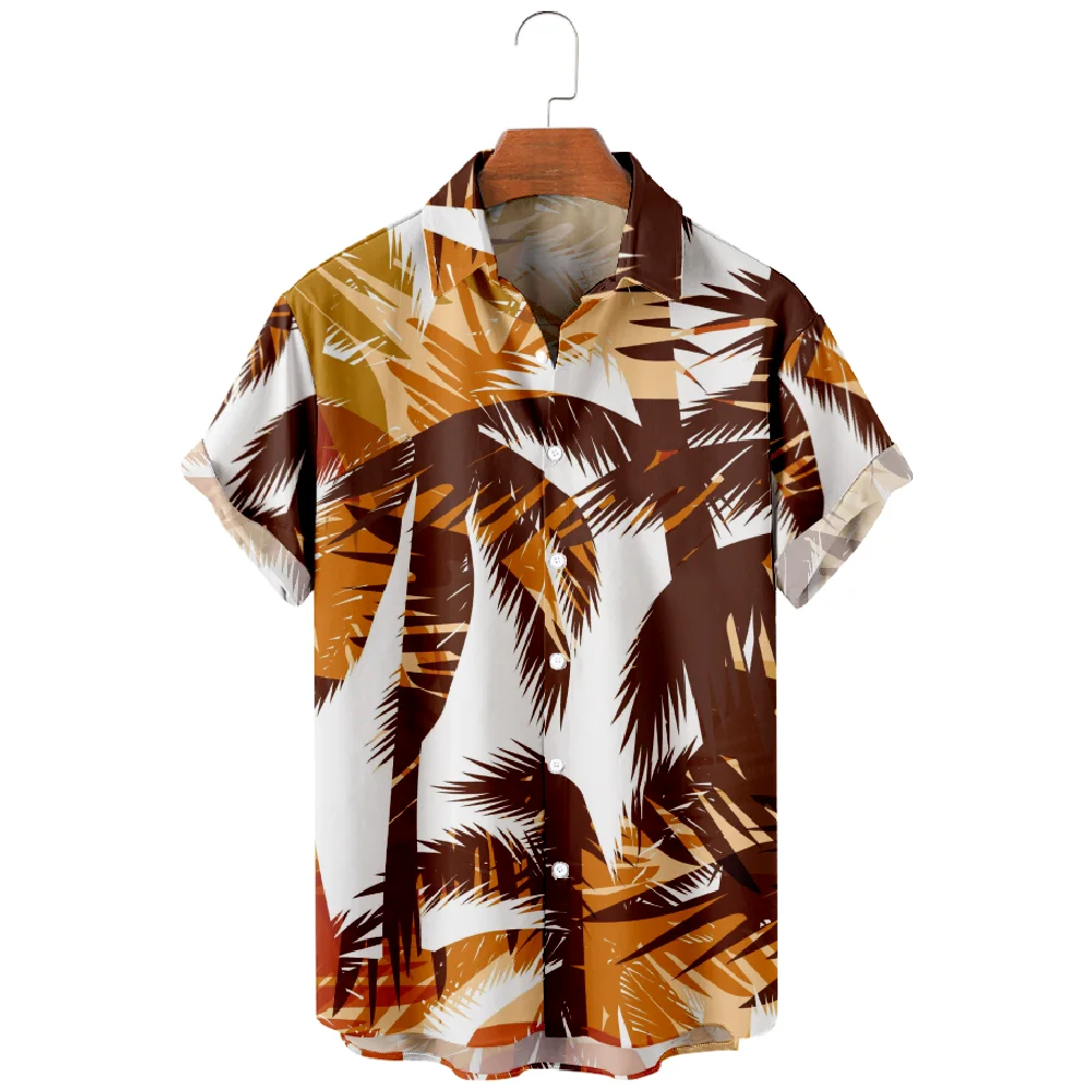 

Hawaiian Shirts for Men Vacation Beach Style Shirts Short Sleeve Summer Beach Vacation Tops Breathable