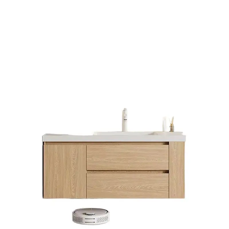 

Шкаф для ванной комнаты Log Wind, разделенный уголок, каменная плита специальной формы, бесшовная керамическая комбинация шкафов для умывальника для рук