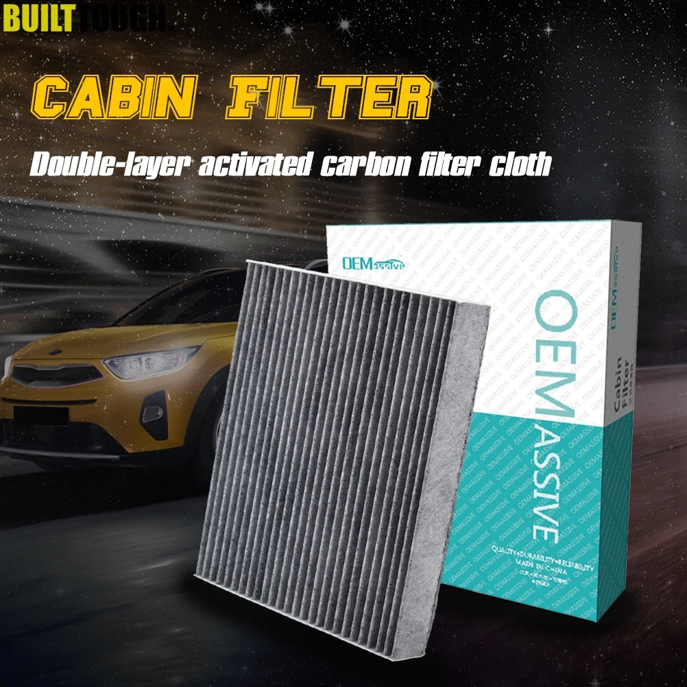 Car Pollen Cabin Air Conditioning Filter Activated Carbon DG9Z-19N619-A DG9H-18D483-BA For Ford Galaxy Mondeo Fusion S-Max Edge