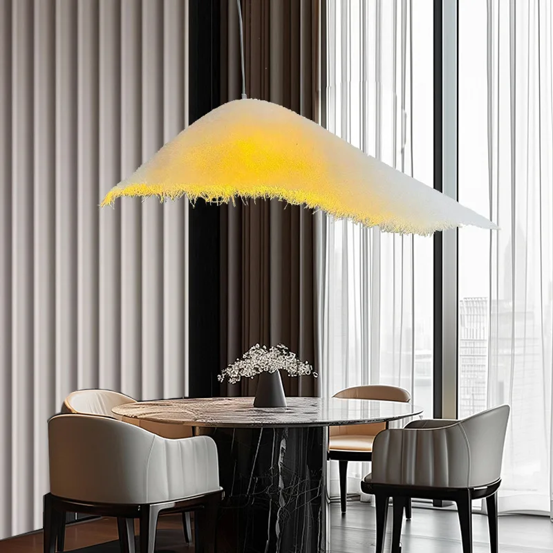 

Nordic Wabi Sabi Led Pendant Lights Restaurant Bar Home Decor Chandelier Living Room Dining Room Bedroom Hanging Lamp Fixture