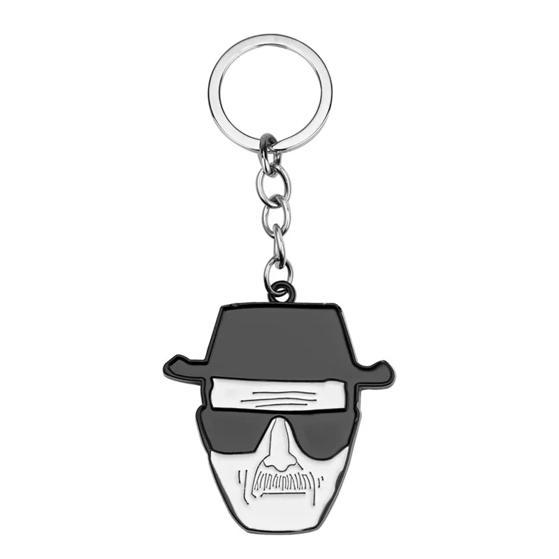 Breaking Bad Keychain Key Holder Walter White Key Chain Metal Keychain TV Pendant Charm Jewelry llaveros para hombre