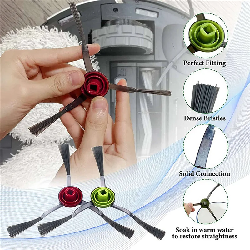 BAAN-2X Stofzuiger Vloerverzorging Vervangende Onderdelen Kit Voor ECOVACS DEEBOT X1 Omni/X1TURBO/X1 Plus Robot Stofzuiger