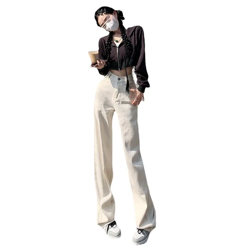 ジーンズ ハイウエスト 女性 プラスサイズ ビッグサイズ カーヴィー体型 女性用 デニム ファッション 快適 ベーシック シンプル 日常 多用途