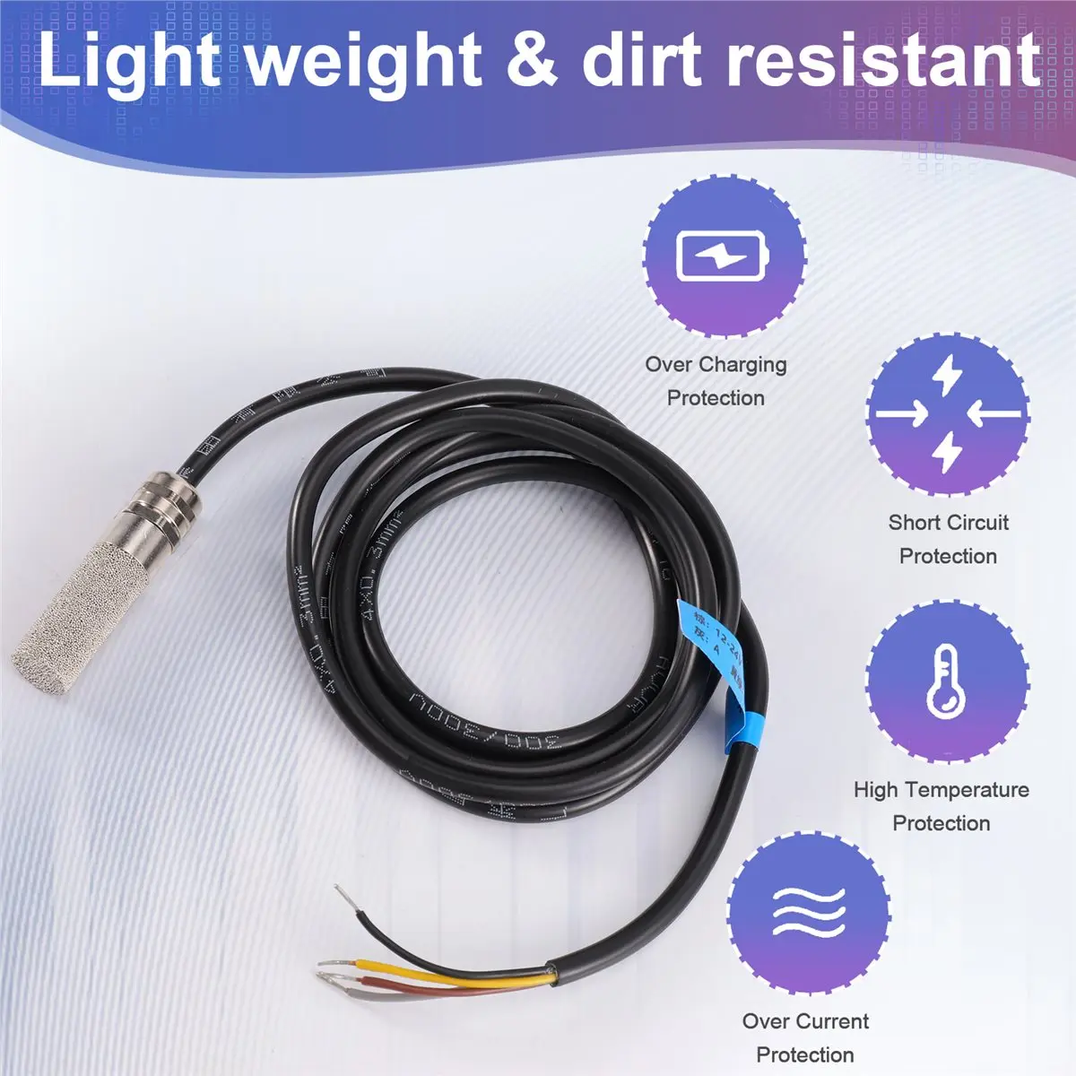 RS485 Temperature Humidity Sensor Pen-TypeTemperature Humidity Sensor High- Waterproof Probe
