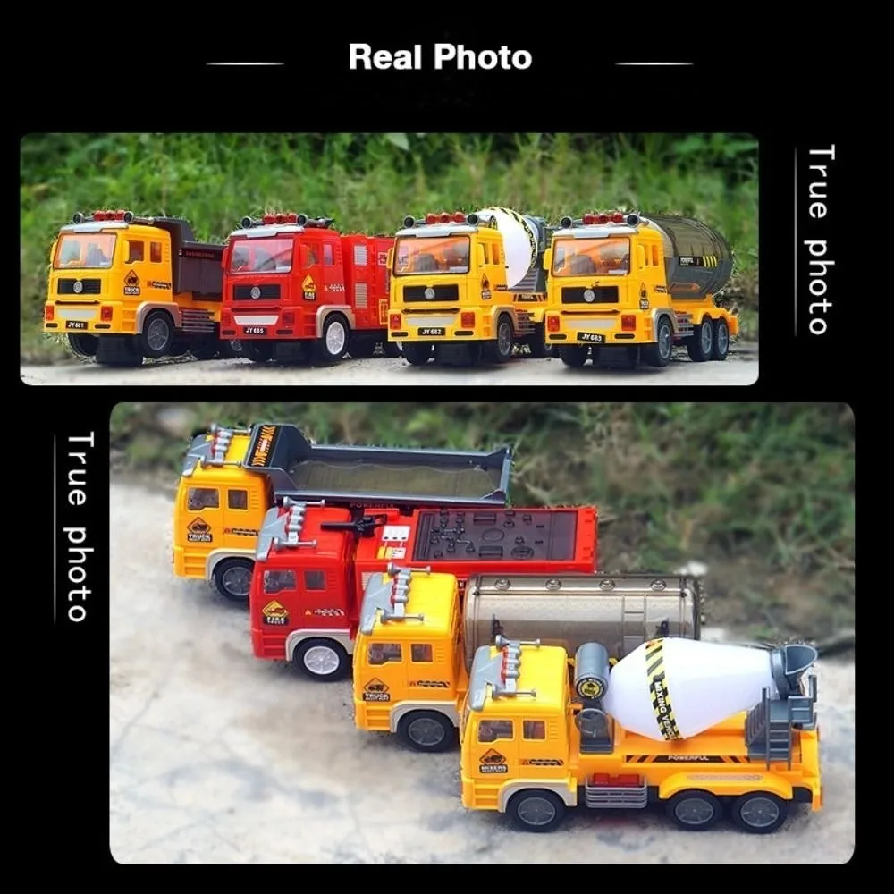 

Мигающий светодиодный пожарный грузовик, звуковой свет, магнитная инженерная машина, образовательный миксер, электрический инженерный грузовик, подарки для