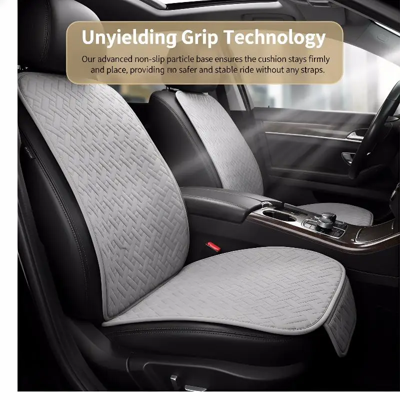 Linen Car Seat Protectors Breathable NonSlip Soft Universal Fit for Cars Perfect for Family and Pet Travel